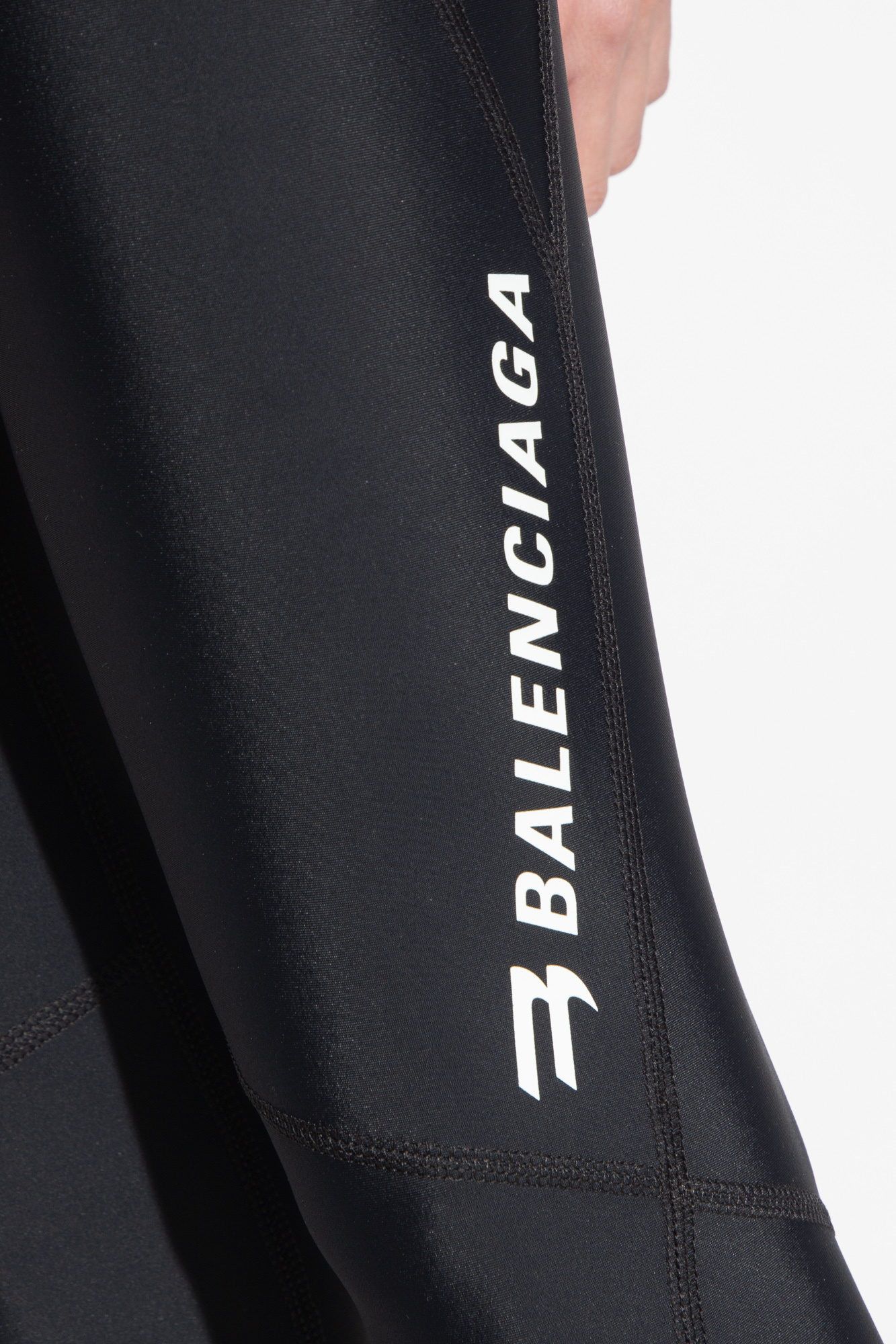 Black Jumpsuit with logo Balenciaga - SchaferandweinerShops TW